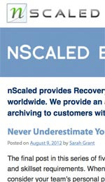 Nscaled Blog